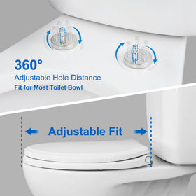 Hibbent sturdy base with non-slip design keeps the seat firmly in place.