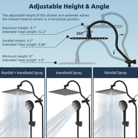 Hibbent Teflon tape and washers enable leak-free installation