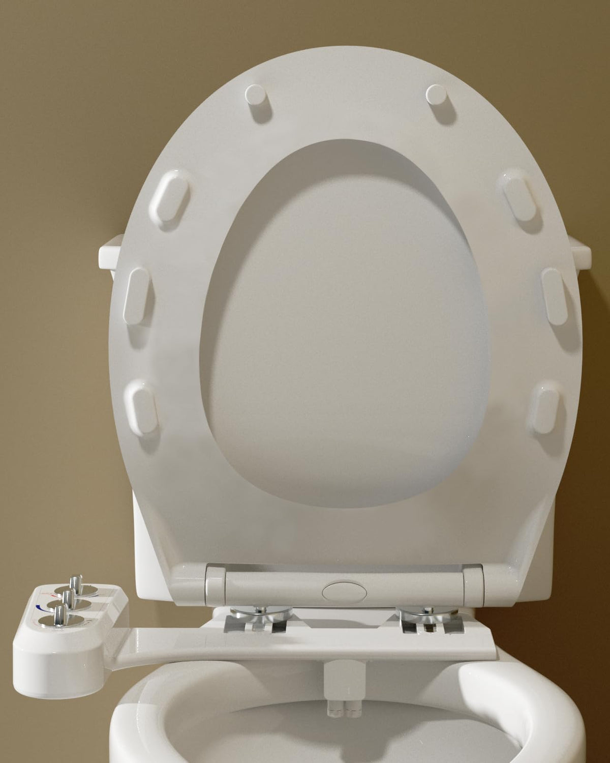 Hibbent bumper kit helps protect the lid from impact during bidet use