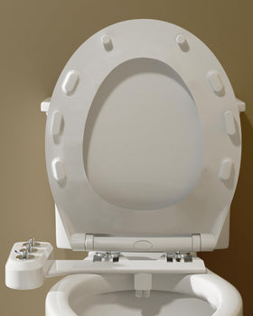 Hibbent bumper kit helps protect the lid from impact during bidet use