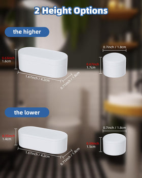 Hibbent self-adhesive strip enables quick attachment to the toilet seat ring