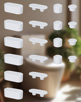 Hibbent universal-fit bumpers work with most toilet seats
