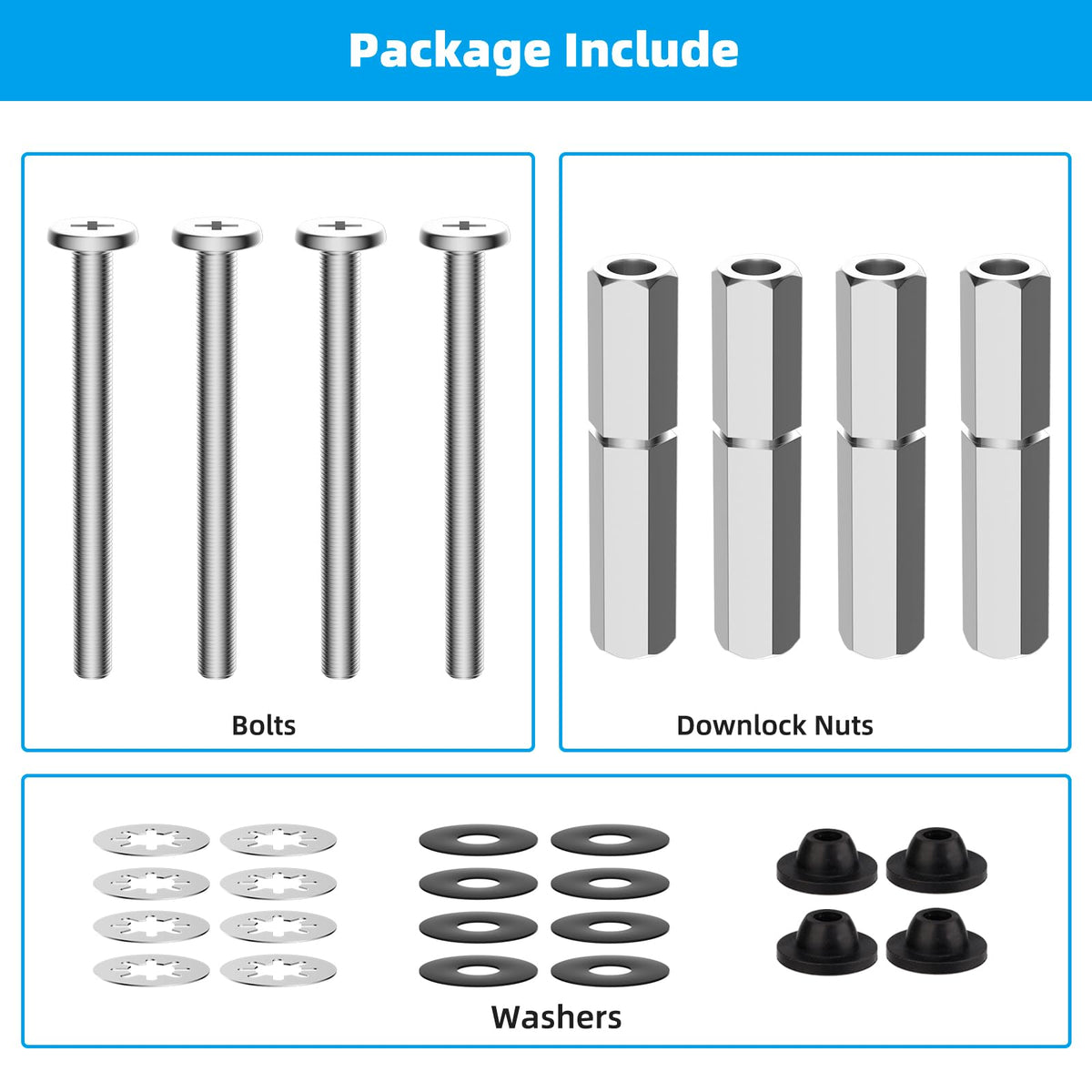 Hibbent universal fit image indicates compatibility with Toto, Kohler, American Standard.