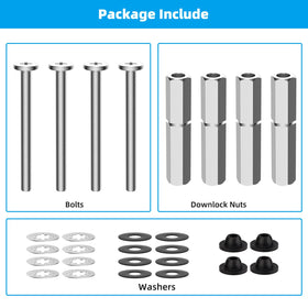 Hibbent universal fit image indicates compatibility with Toto, Kohler, American Standard.