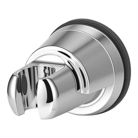 Hibbent vacuum suction cup bracket securing a shower head on a smooth surface for stability