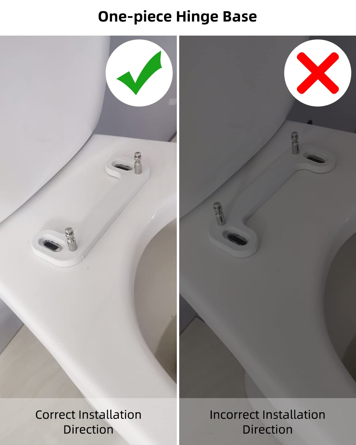 Hibbent white elongated seat complements modern bathrooms
