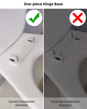 Hibbent white elongated seat complements modern bathrooms