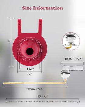 Hibbent zinc alloy nut provides secure, easy hand tightening.