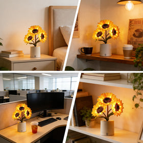hibeauti sunflower-lamp decorative ambient light for cozy evenings