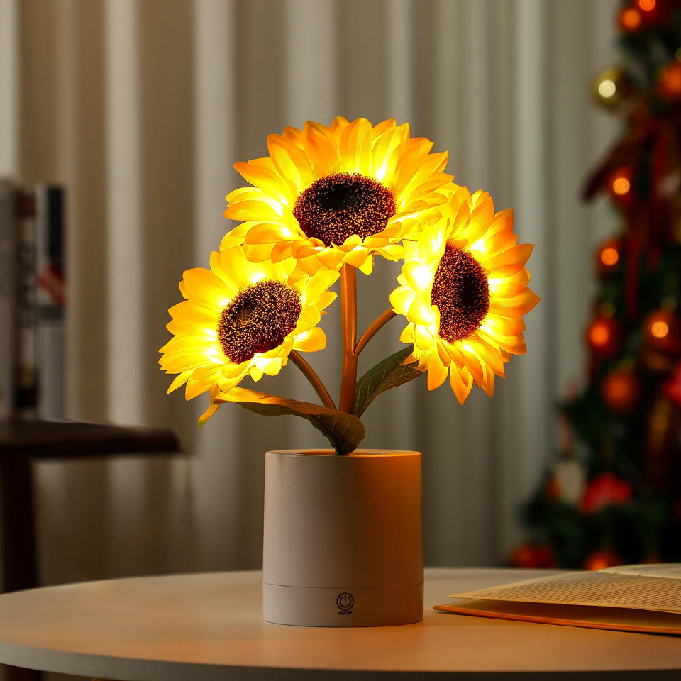hibeauti sunflower-led-lamp gift-ready glow for birthdays and holidays