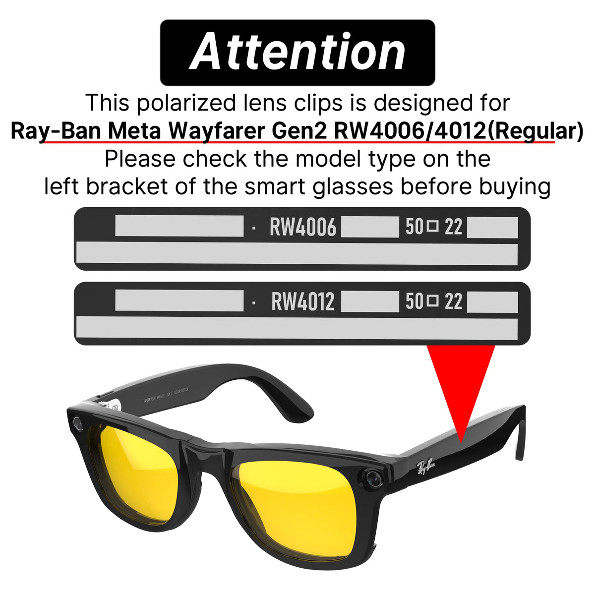 HIBLOKS polarized clip-on for Ray-Ban Meta Wayfarer Gen 2 shields eyes from bright reflections during travel.