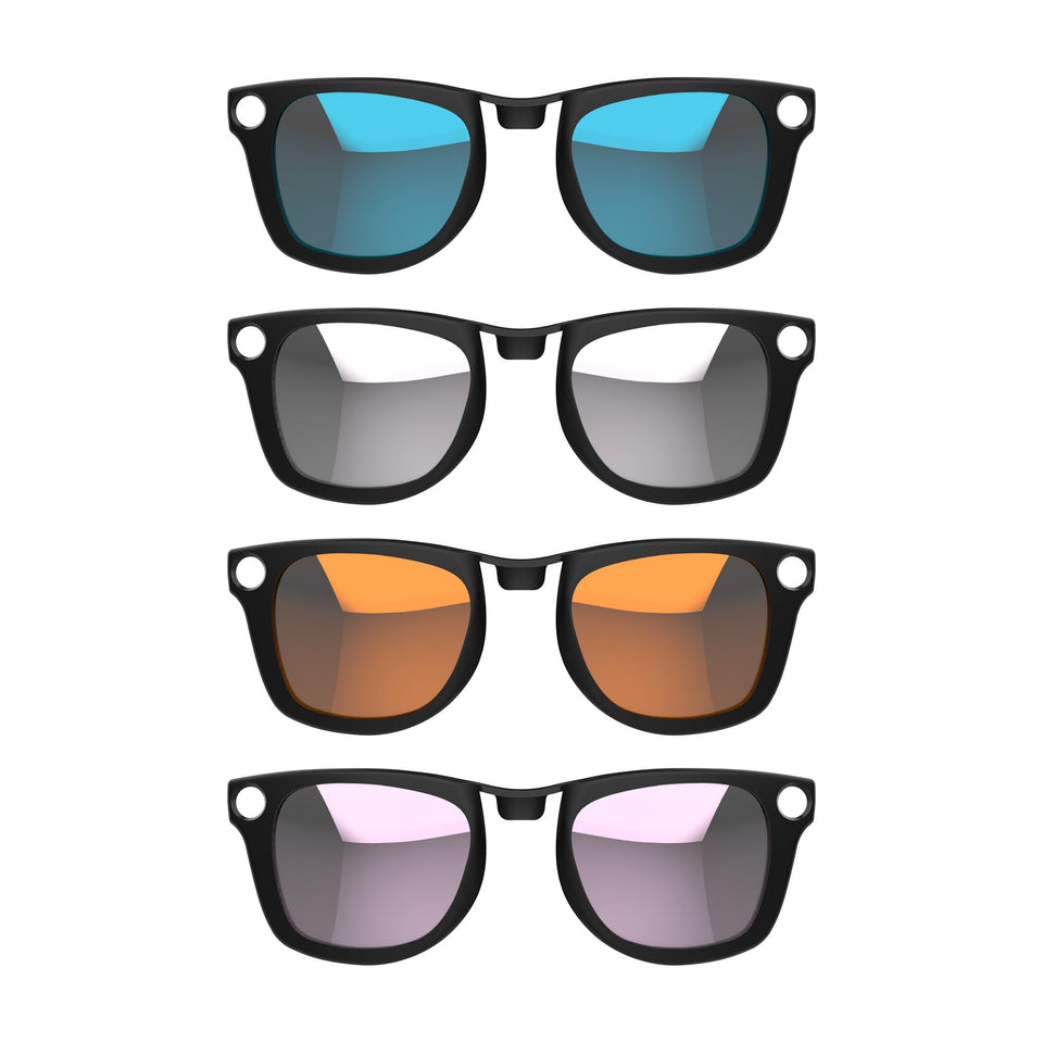 HIBLOKS polarized clip-on for Ray-Ban Meta Wayfarer in silver reduces glare for safe driving