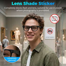HiBloks Ray-Ban Meta Gen2 closeup kit demonstrates compatibility and fit.