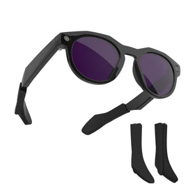 HiBloks Oakley Meta HSTN ear grip anti-slip close-up for secure all-day wear