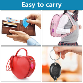 Hicarer tiny flashlight on dog collar or bag for safety during outings.