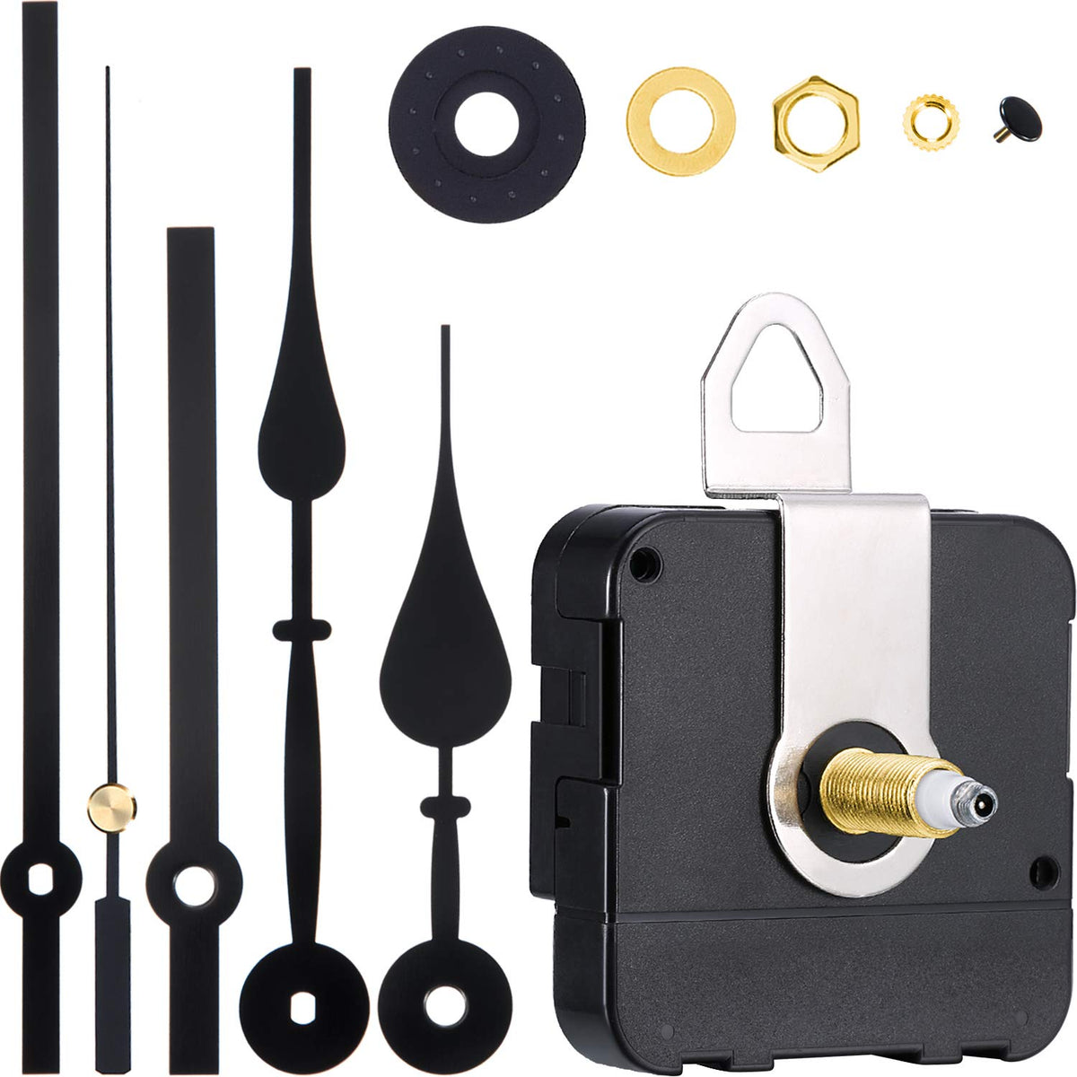 Hicarer high-torque long-shaft clock movement for long-hand operation