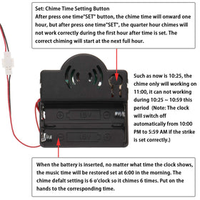 Hicarer pendulum clock assembly kit ideal for repairs and new builds.