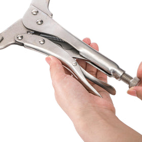 Hiceeden ergonomic handle on deep C-clamp reduces fatigue during long sessions.