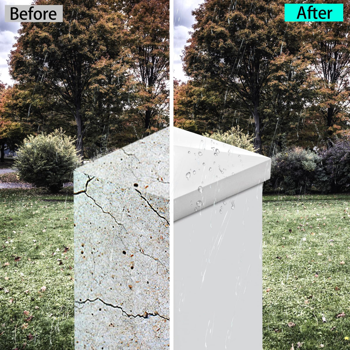 Hiceeden weather-resistant post cap safeguards posts against elements