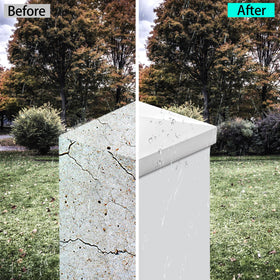Hiceeden weather-resistant post cap safeguards posts against elements