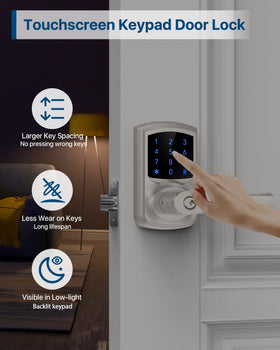 HIDALIFE anti-peep password feature protects entry from onlookers.