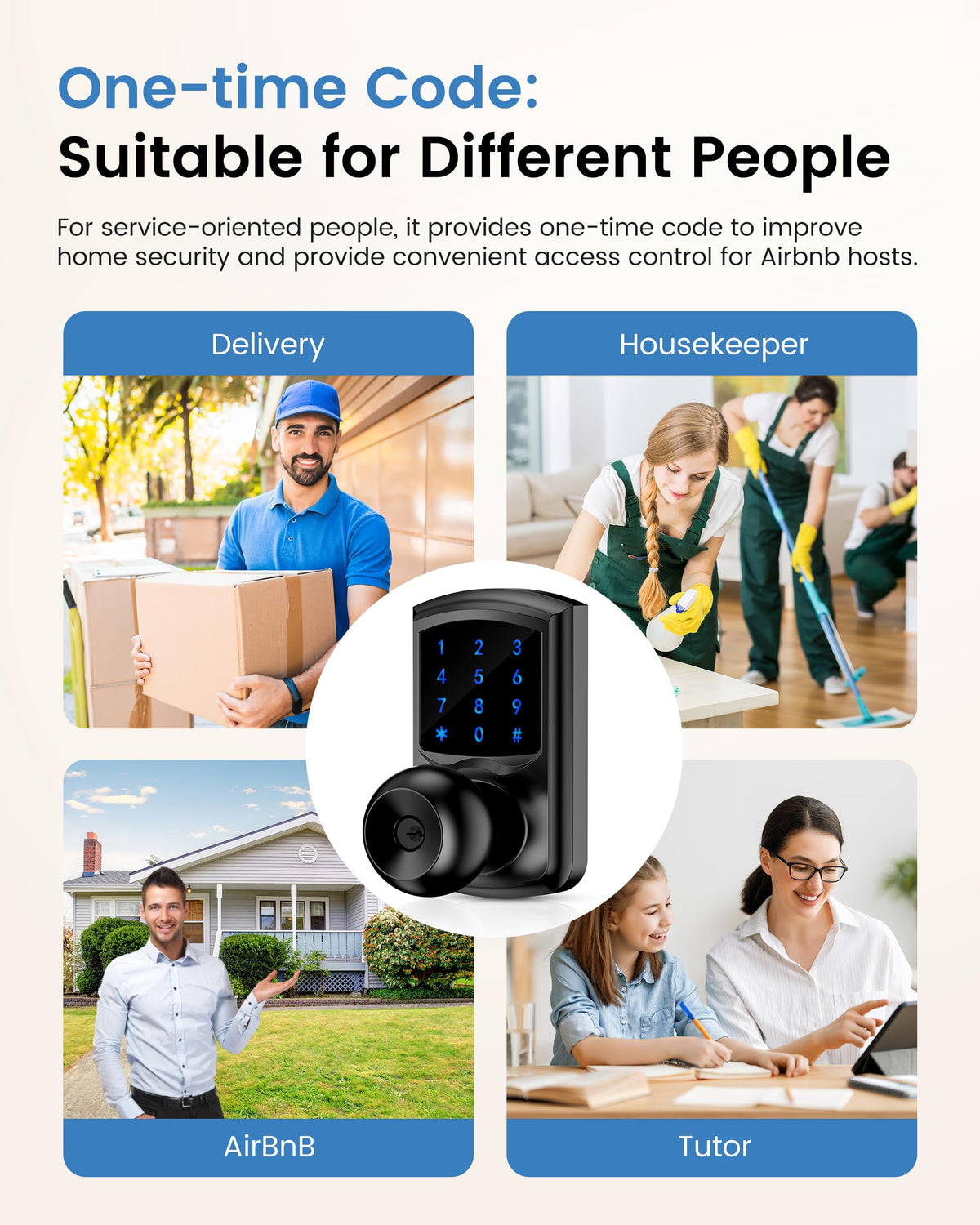 HIDALIFE easy installation with adjustable backset for flexible fitting