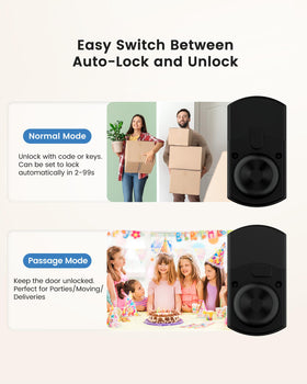 Hidalife keypad door lock interior panel facilitates quick maintenance access and battery checks