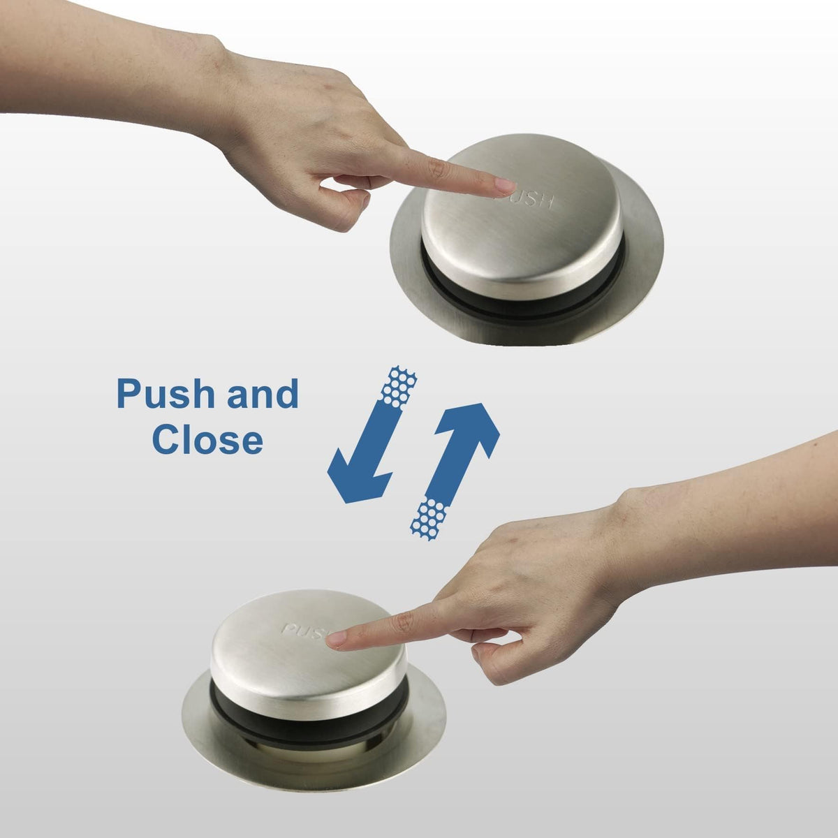 HIDROP washer included for a secure, leak-free seal