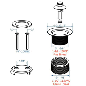 HIDROP matte black tub trim kit ready for installation