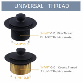 HIDROP two-hole overflow faceplate mounted on tub