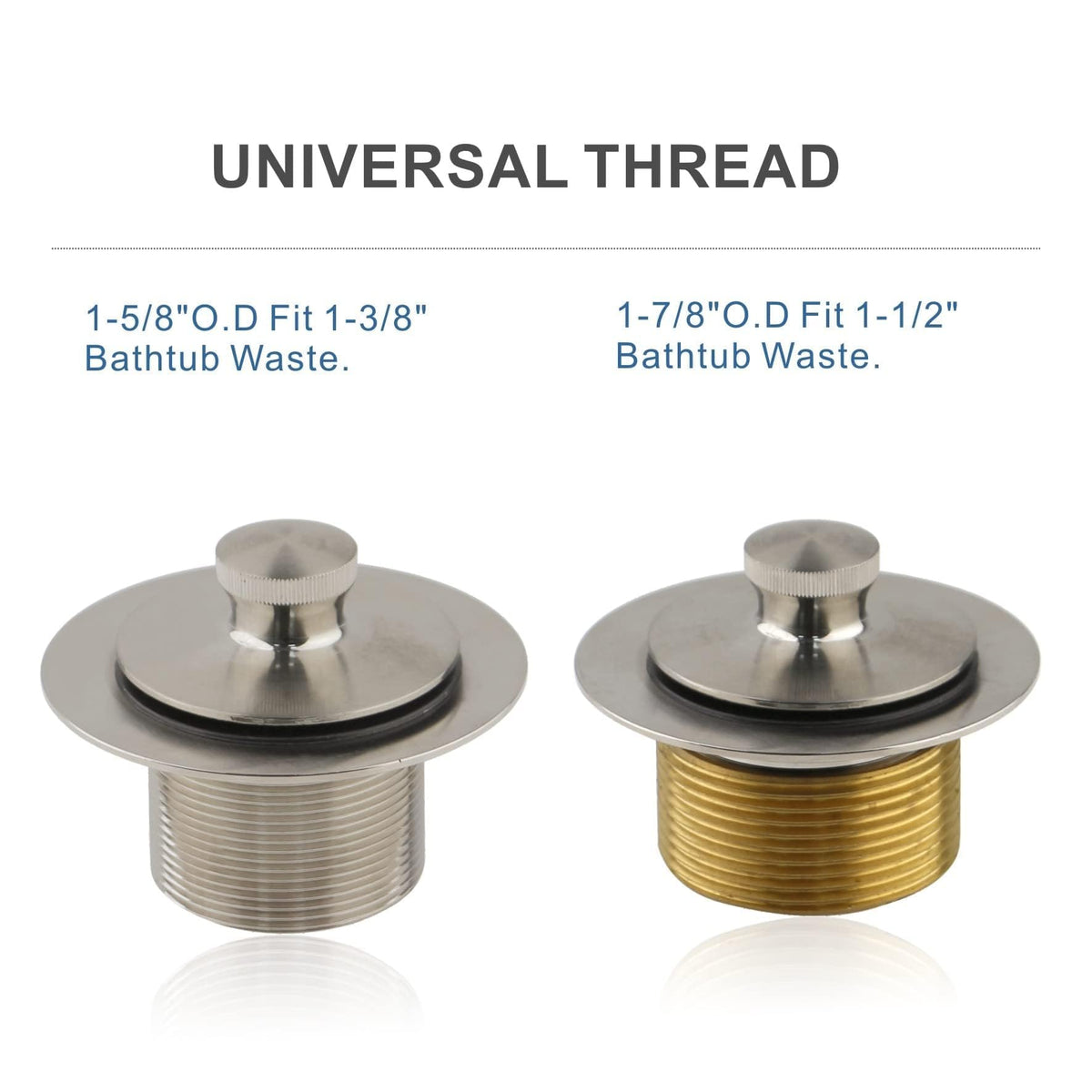 HIDROP universal thread adapter 1-3-8in-1-1-2in enables flexible fit