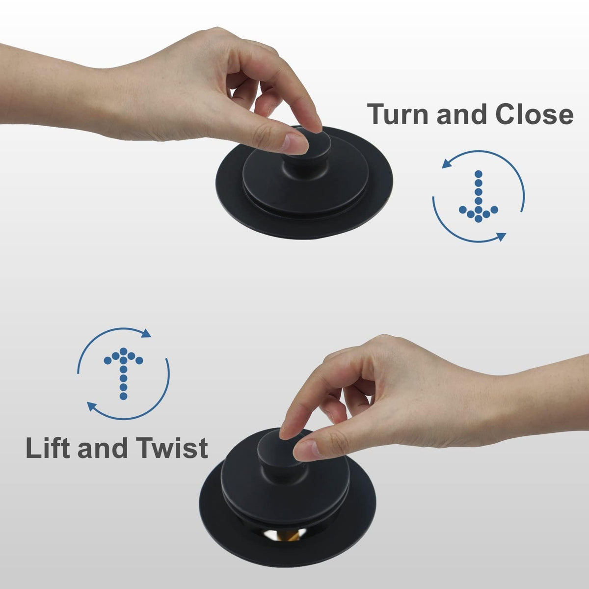 HIDROP universal thread adapter for versatile drain compatibility