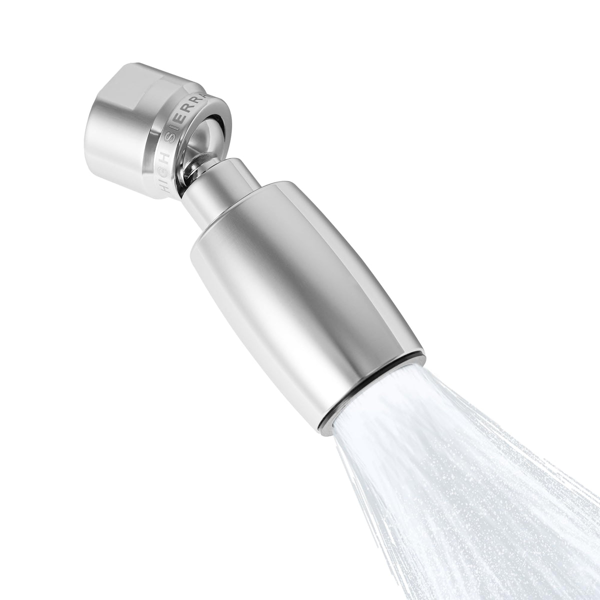 HIGH SIERRA CLASSIC showerhead delivers a rain-like cascade for a thorough rinse