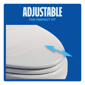 HIGHCRAFT molded wood round seat highlighting durable construction and comfortable fit