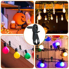 HiGift Christmas light hook installation makes decorating easier.