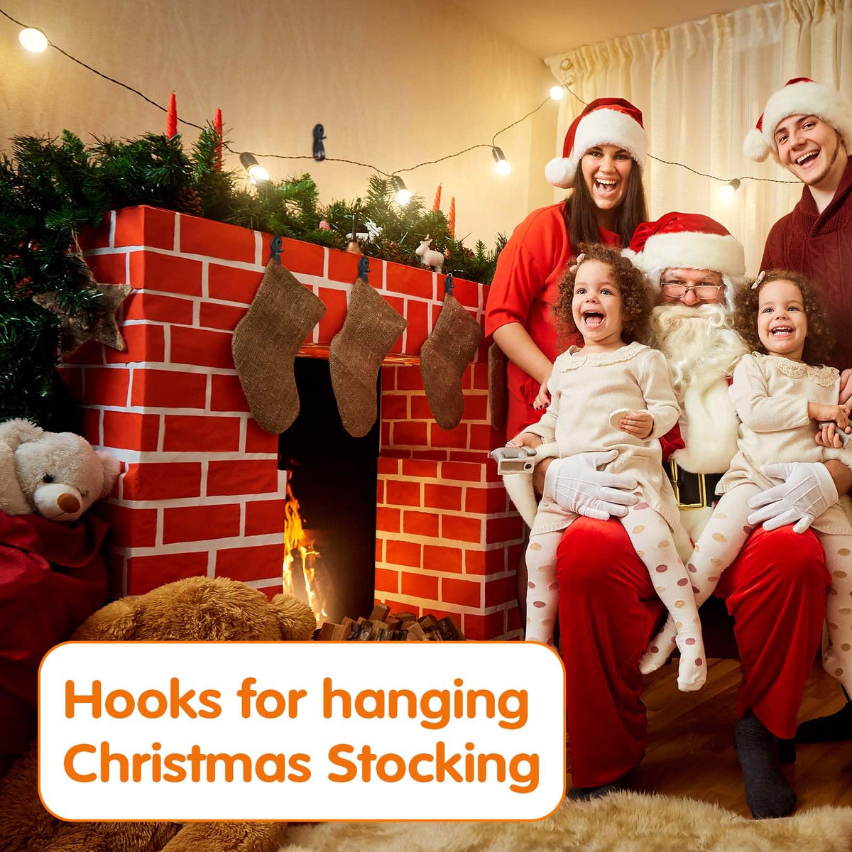 HiGift patio decor hook secures strings and drapery for outdoor events.