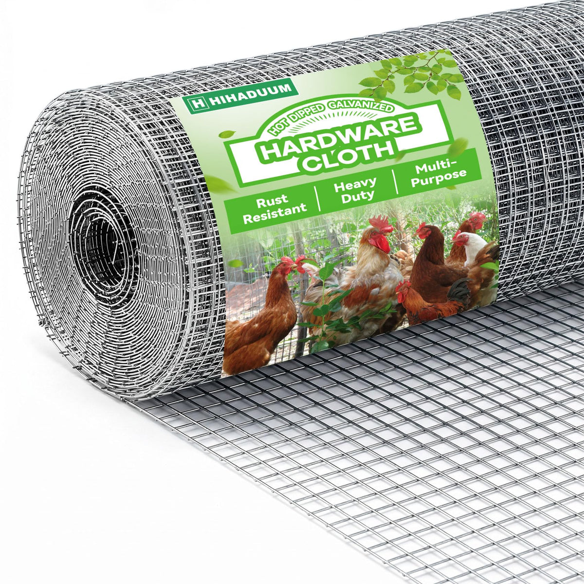 HIHADUUM hardware cloth 16x20 roll with 1/4 inch mesh for poultry fencing.