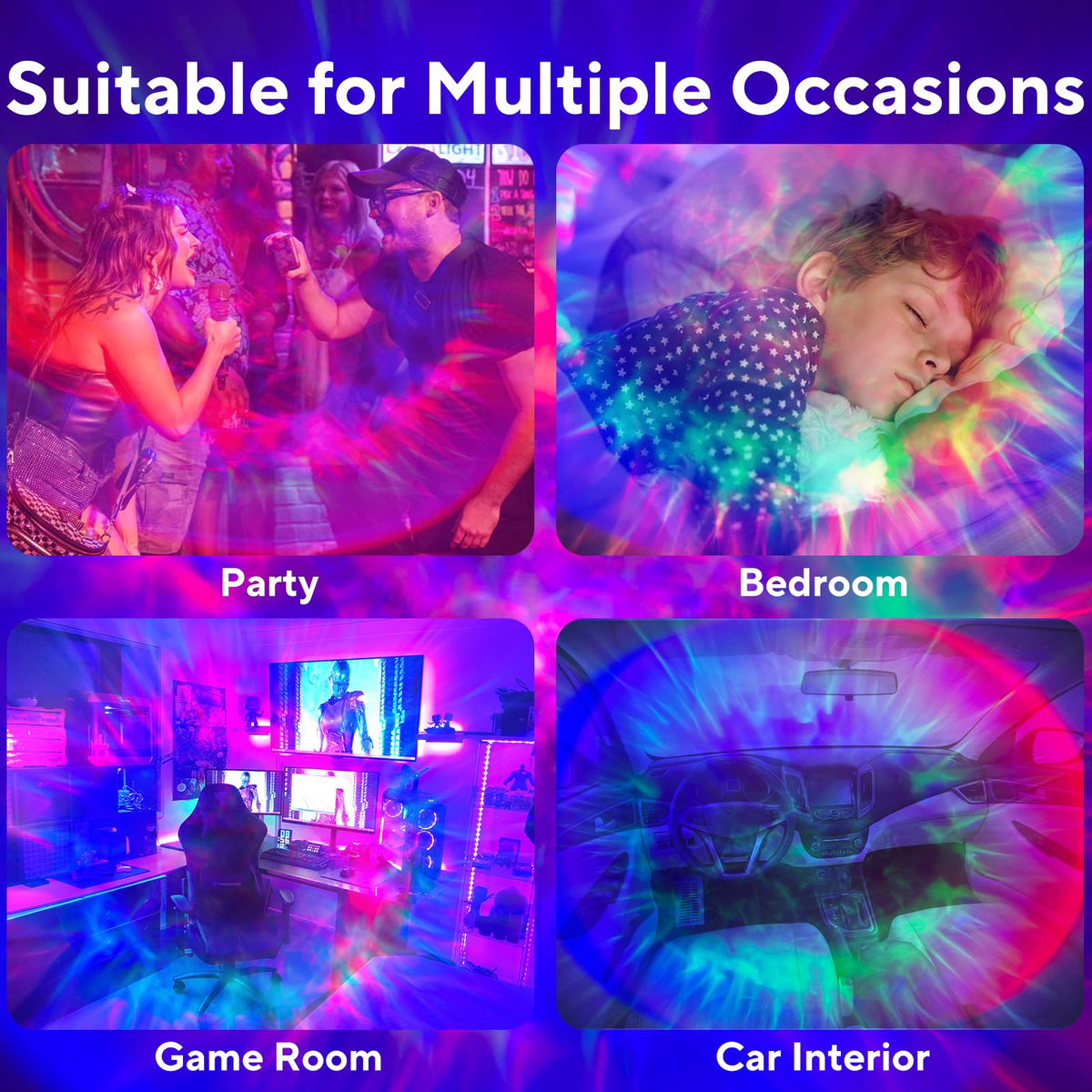 HIJOPIB Galaxy Projector for TikTok live and party decor