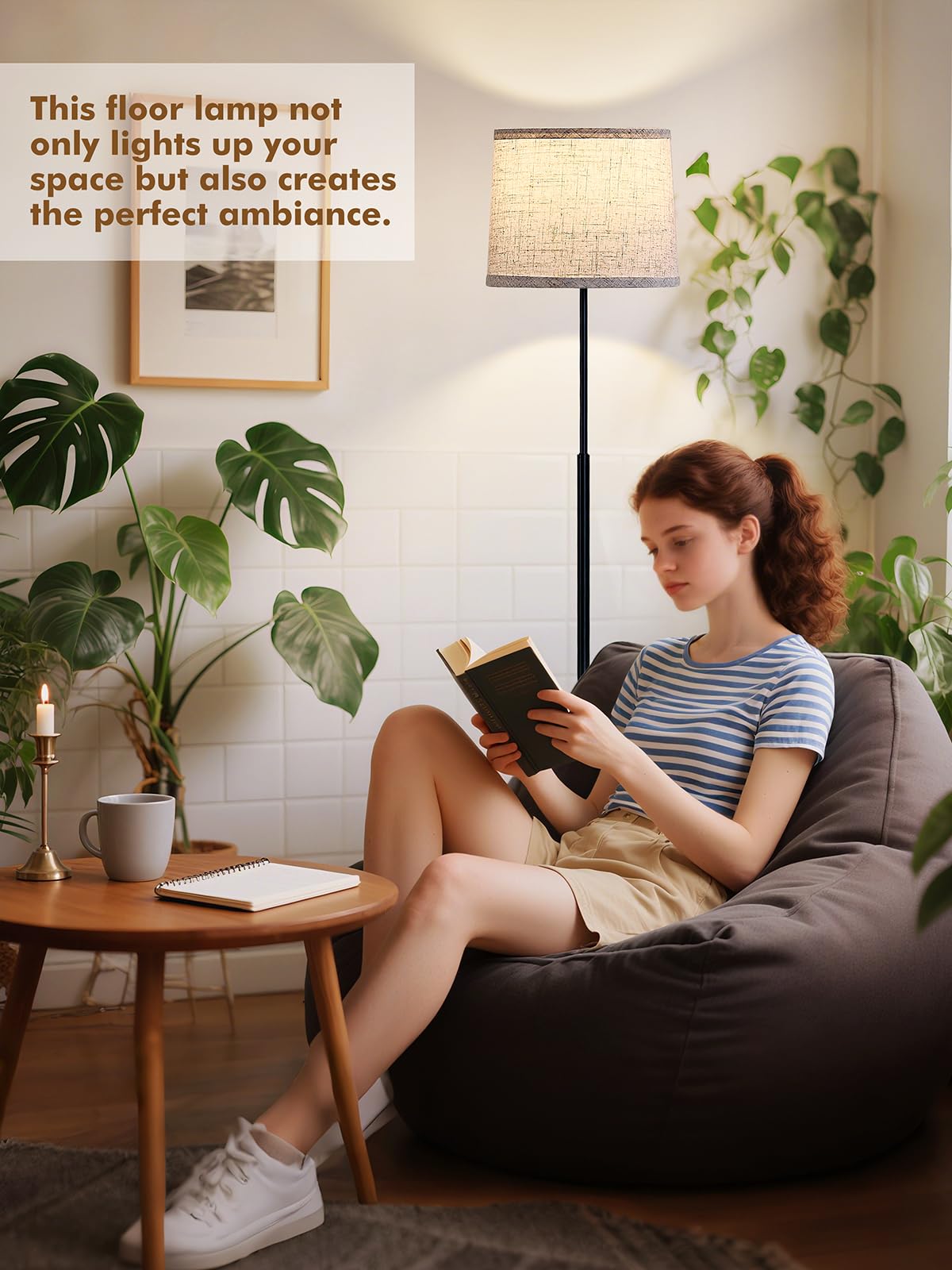 Long 59-inch cable length provides flexible room placement.