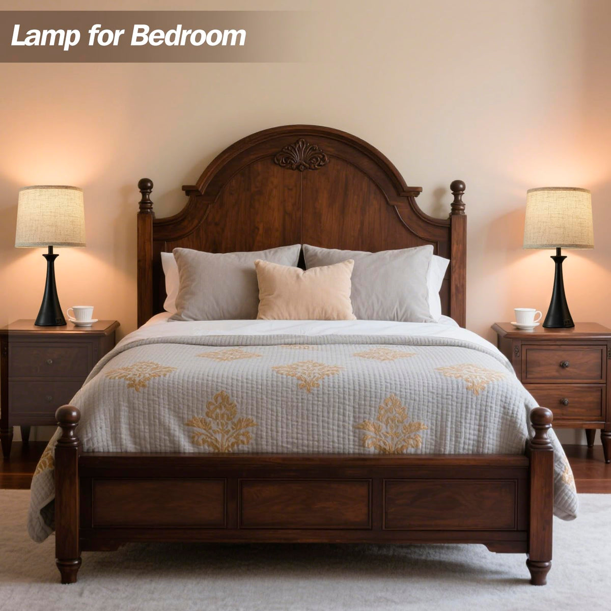 Hikczc bedroom living room ambience with warm light