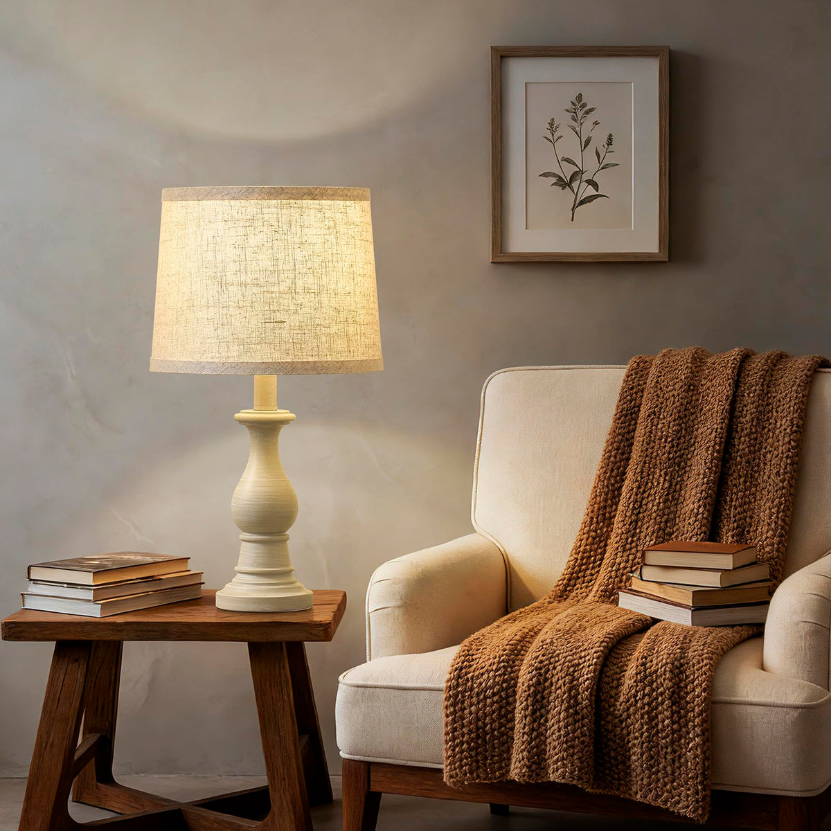 Hikczc pair on a nightstand creates balanced reading light.