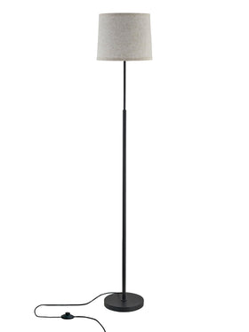 Soft light ambiance from the lamp supports reading and relaxing.