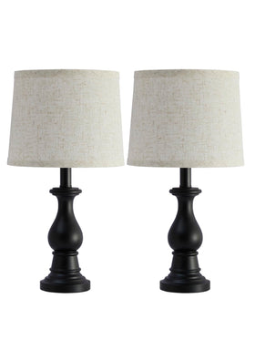 Hikczc vintage table lamp bulbs included add convenience and efficiency