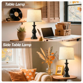 Hikczc vintage table lamps two-pack fit into any living space