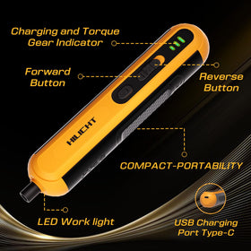 HILICHT compact 4V cordless screwdriver in use for quick home repairs