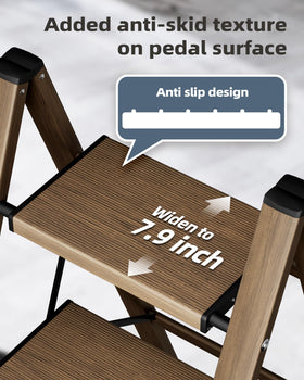HillhutApex anti-slip-pedals provide secure footing on every step