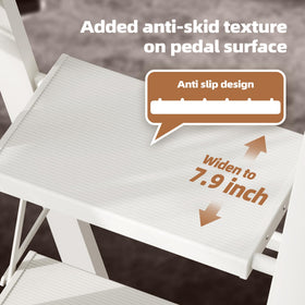 HillhutApex ladder folded flat for compact storage