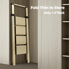 HillhutApex ladder with U-shape handgrip provides safe, confident stepping.