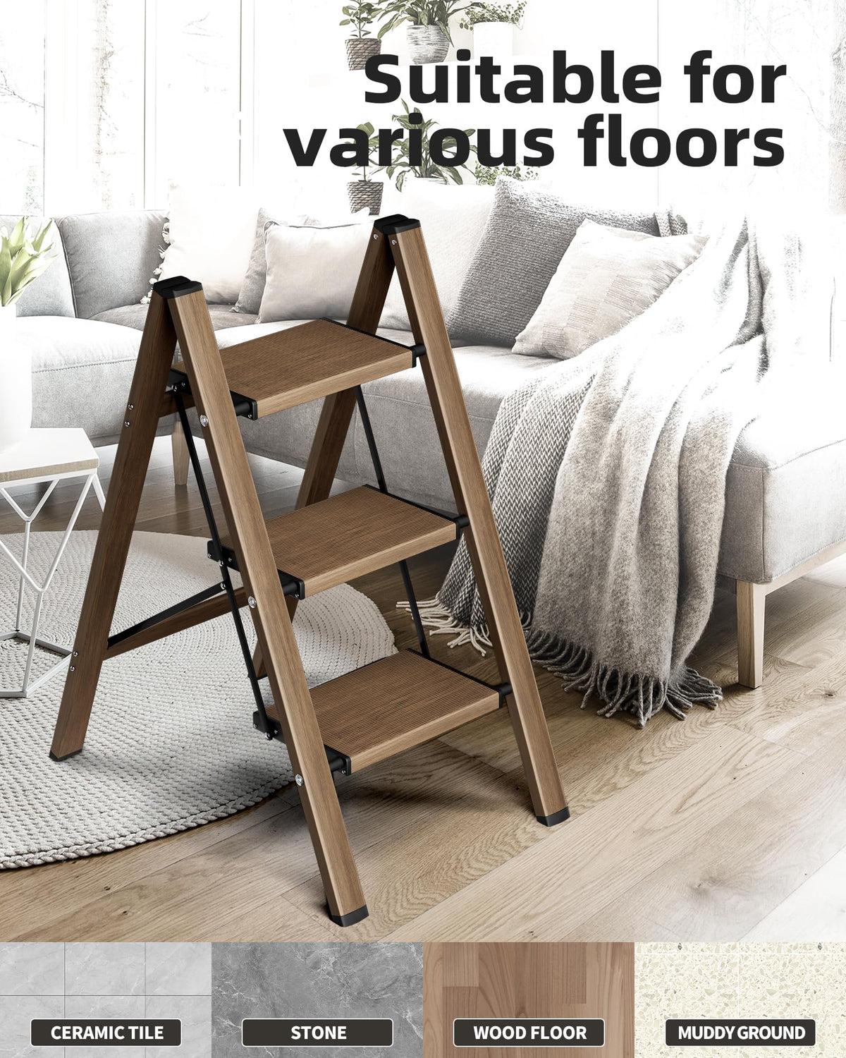 HillhutApex rubber-feet-stability grips the floor for steadiness