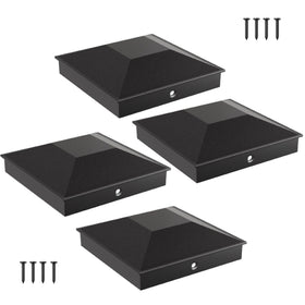 Hillmaster 6x6 post cap pyramid top fits securely on square posts